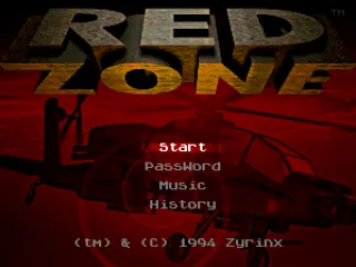 Main title screen