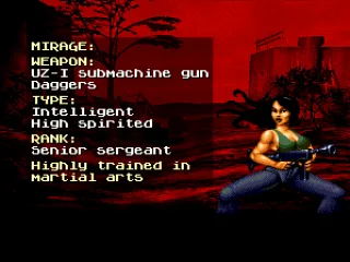 Profile of one of the three agents along for the ride in the special helicopter