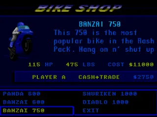 Several bikes are available