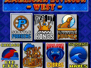 Picking a team from “American Division West” for player 1