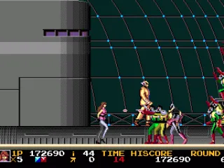 The boss unleashes hordes of enemies.