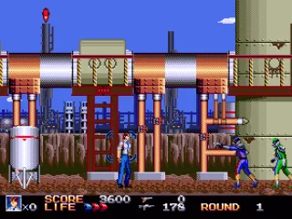 The blue crosshair on the screen is the hidden sniper, I've been too slow.