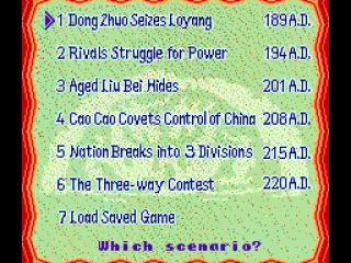 Choosing a historical period.