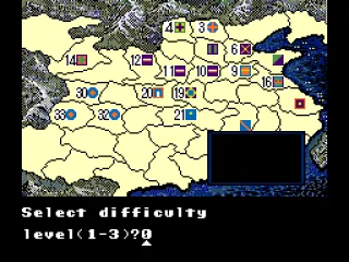 The game contains 3 difficulty levels.