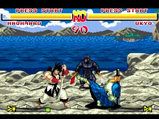 Haohmaru Defends an Attack