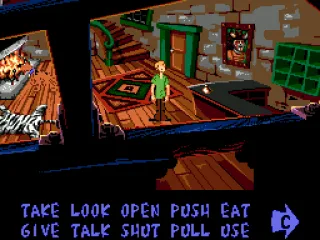 The lobby of the hotel