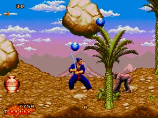 Falling boulder section