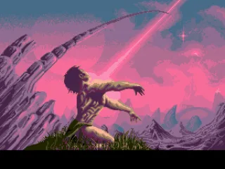 Expressive game over screen