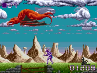 Red dragons throw little exploding dragons at me