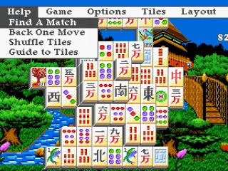 Drop down menus are revealed by pressing start