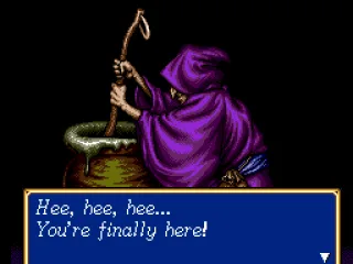 Instead of a girl we have a witch now... hmm...