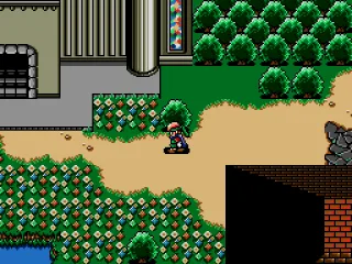 Walking around in town