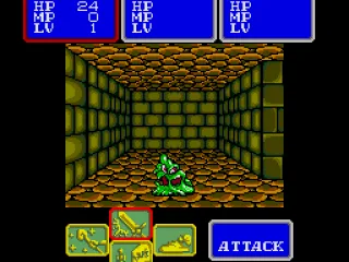 Battling a Slime Ooze