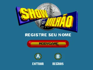 Registering your name.