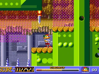 Spikes above and below