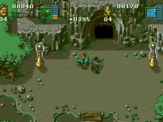 Shoot all the nodes to open the exit