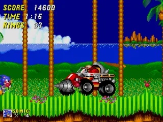 The first battle with Robotnik