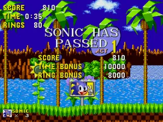 First stage completed