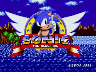 The title screen