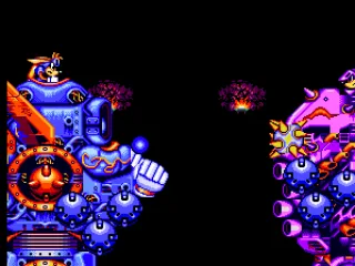 The game immediately starts with a large boss fight, but you're allowed to lose it.