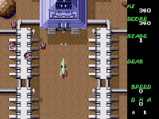 Firing my lasers as enemies approach.