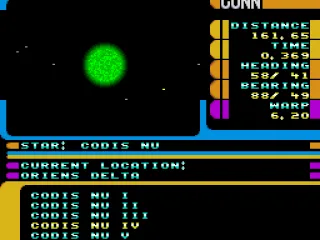 Setting course to a planet