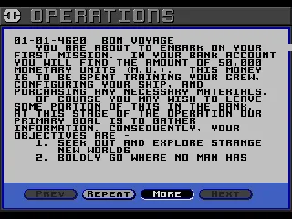 Your first mission and clues