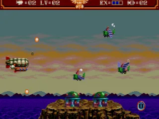 The zeppelin is under attack