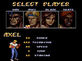 Character Select Screen