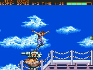 Taking on the airship.