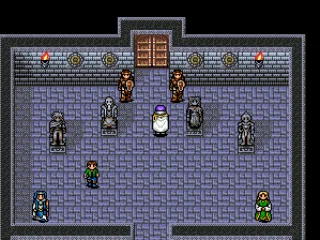 On the way to the throne room