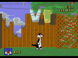 The second level is set outside.