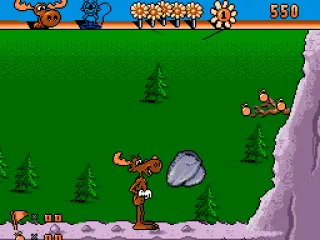 Bullwinkle can smash rocks with head