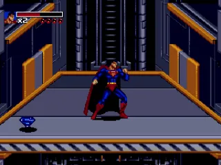 Riding a descending platform