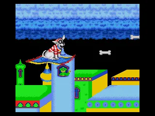 If you find Waldog, you can do this flying carpet bonus game.