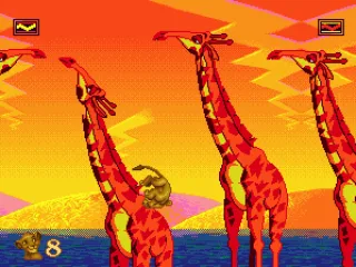 Fell down a giraffa's neck