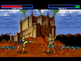 Sir Wulf schools Orion in the art of duelling.