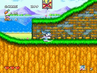 As you continue to hold left or right, Buster's speed gradually increases