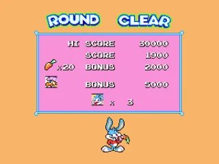 At the end of each level, your points are totalled up, including bonus points