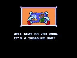 Buster's found a treasure map!