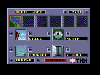 Setting up a free fishing game