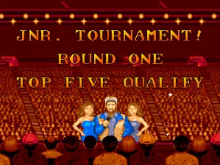 Entering the first tournament.