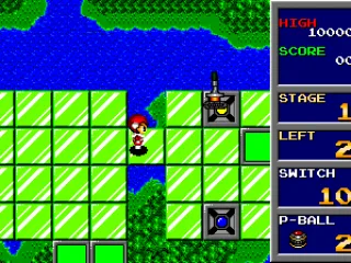 An enemy and some switches