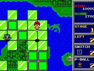 Jumping on some tiles