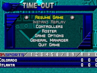 Time out during the game