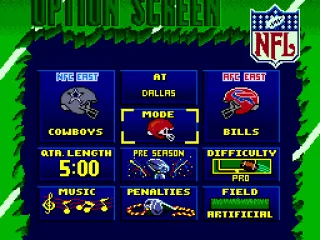 Main menu