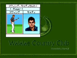 Select a golfer & a caddie.