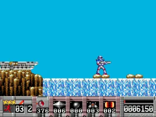 Crossing the waterfall