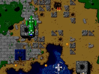 The ships which carry power-ups shoot back unfortunately.