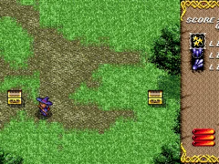 You can shoot treasure chests for bonuses.